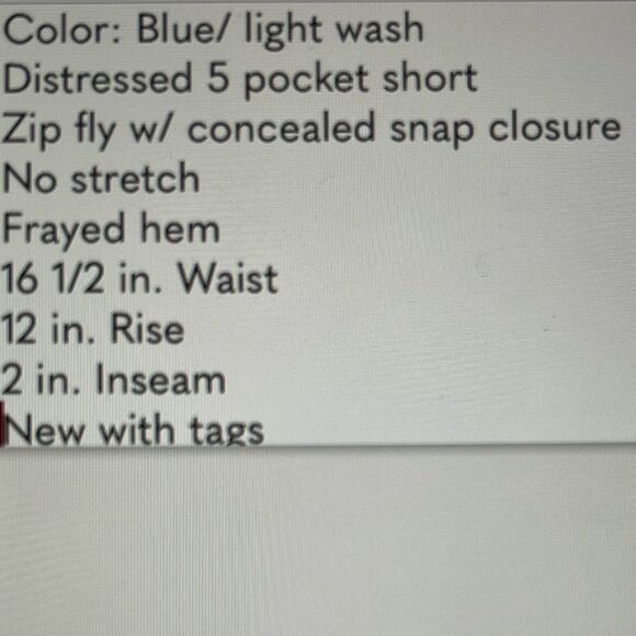 Gap Sky High Rise Denim Shorts - Picture 8 of 8